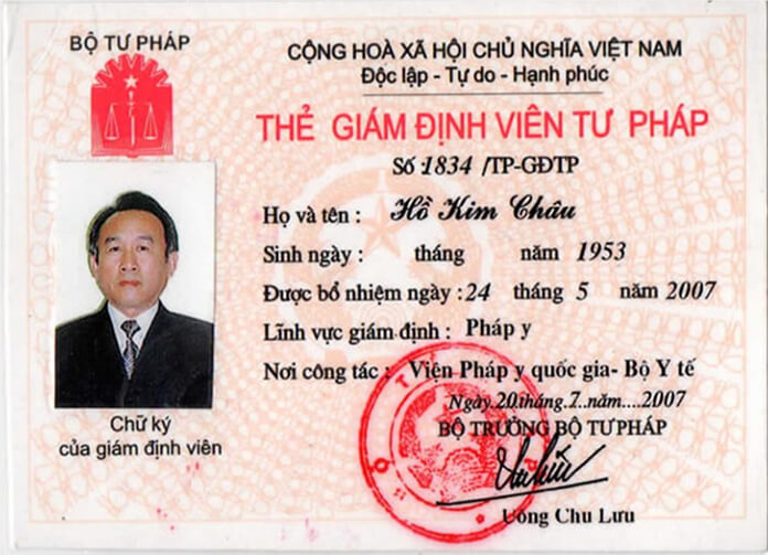The Giam dinh vien_Ho Kim Chau-1